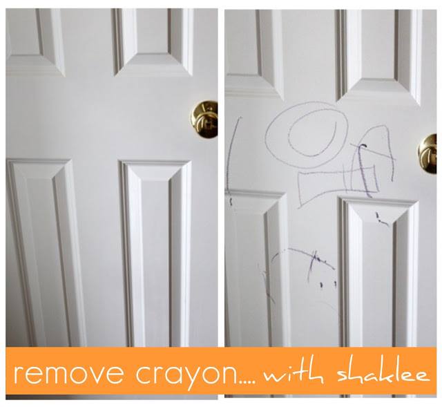remove crayon with shaklee