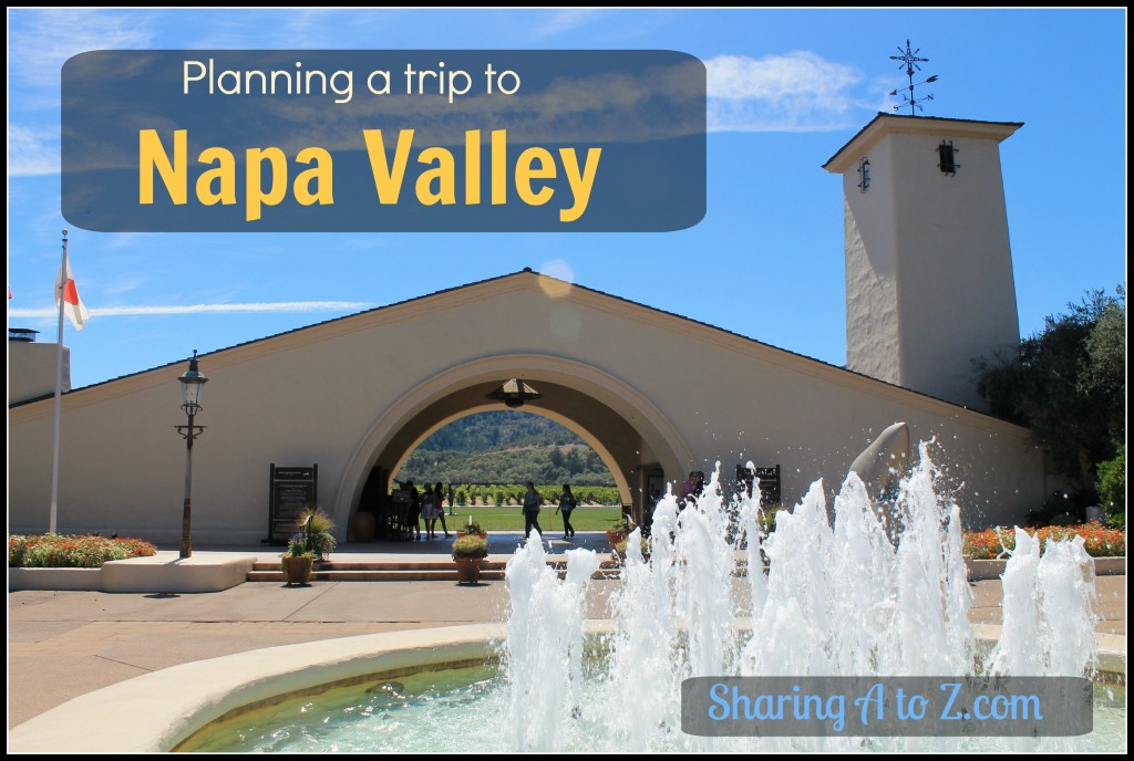 Planning a trip to napa