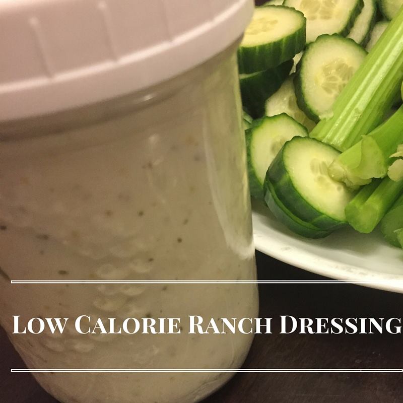 low calorie ranch dressing