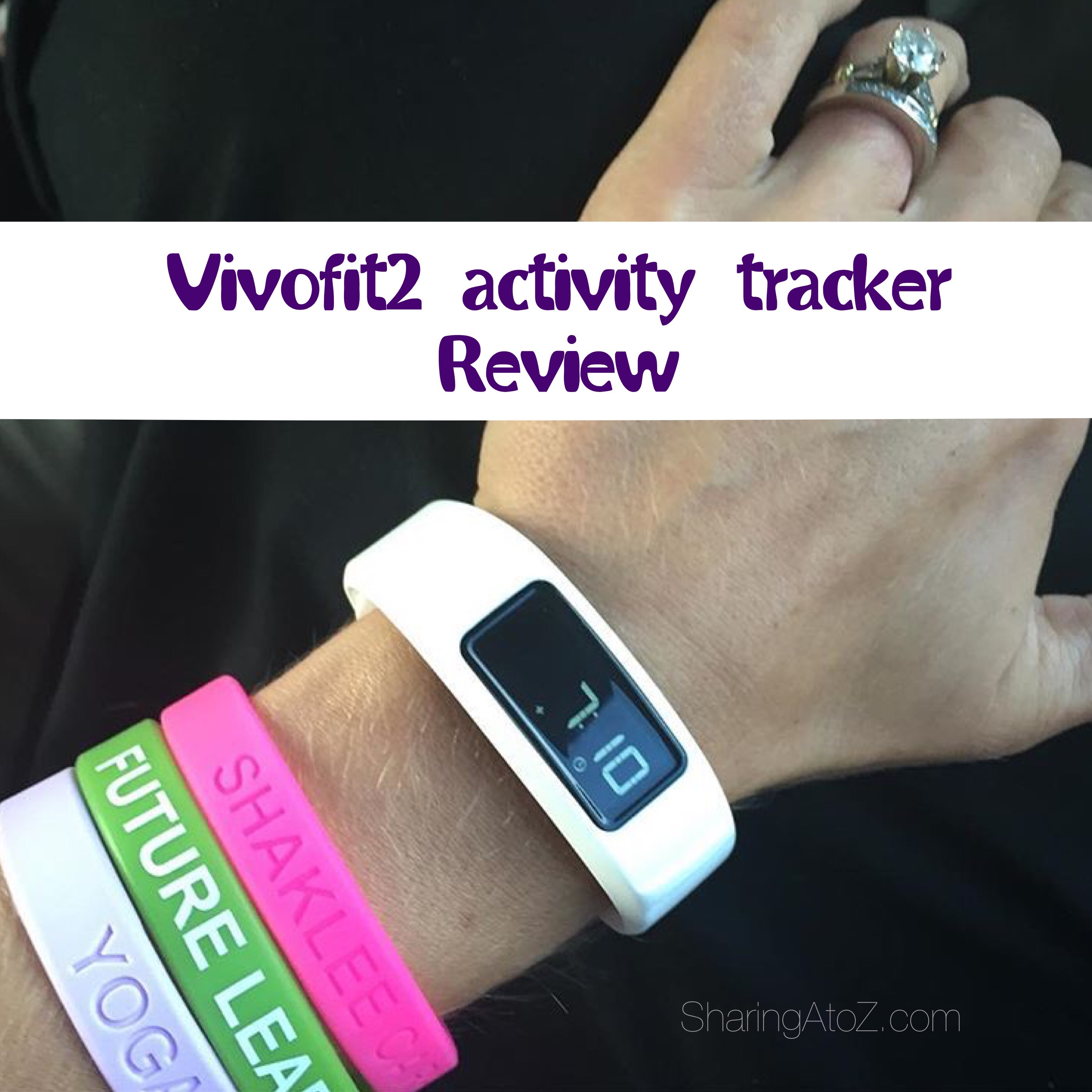 Garmin Vivofit2 activity tracker | Sharing A to Z