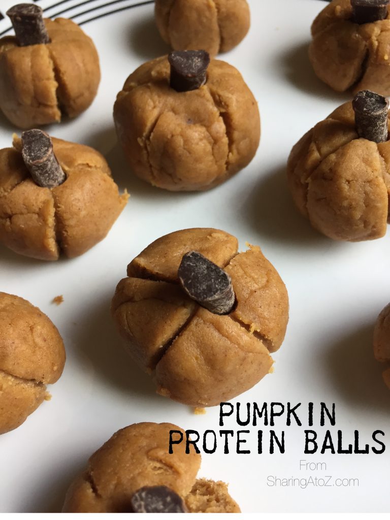 pumpkin protein balls